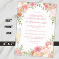 elegant brunch invitations for regency era cottage core events